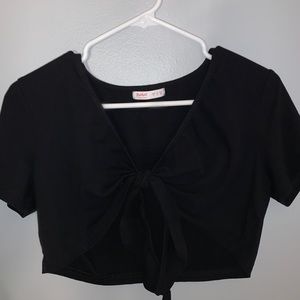 Black Crop Top